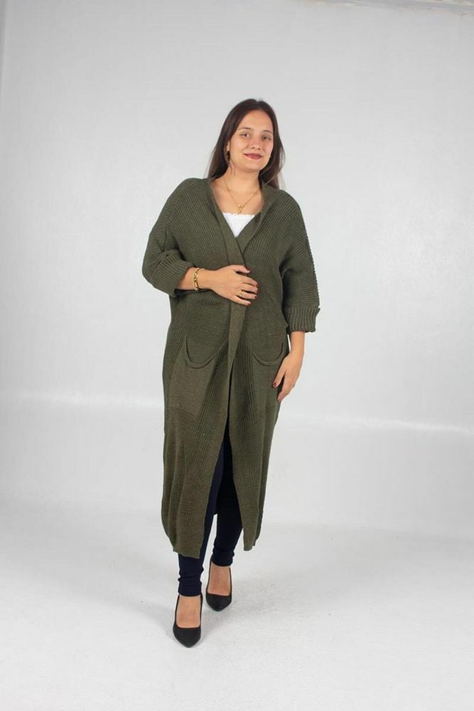 Büyük Beden Kadın Giyim Triko Hırka Renkli Hr137