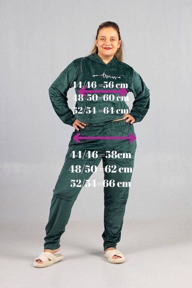 Kapşonlu Kadife Büyük Beden Takım Gri – Premium Kalite, Rahat ve Şık Kadın Eşofman Takımı