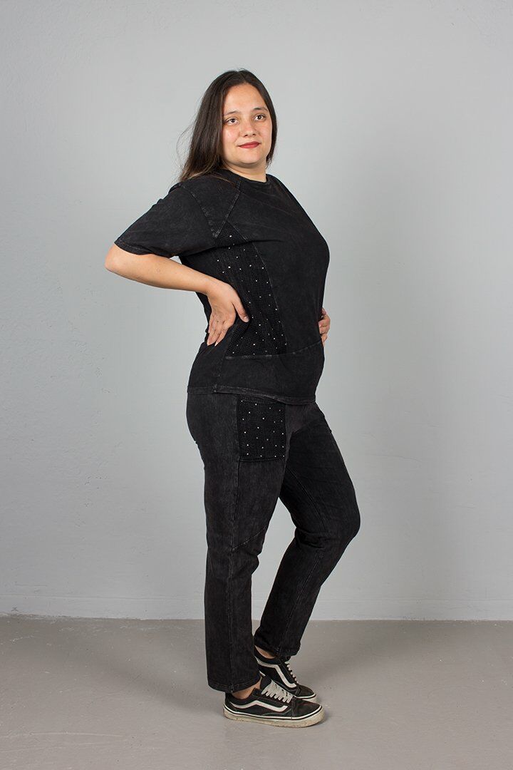 Büyük Beden Yıkamalı Spor Takım