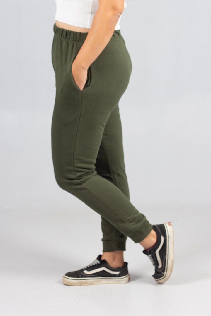 3 İplik Penye Eşofman Altı Büyük Beden | Şardonsuz Rahat Kesim