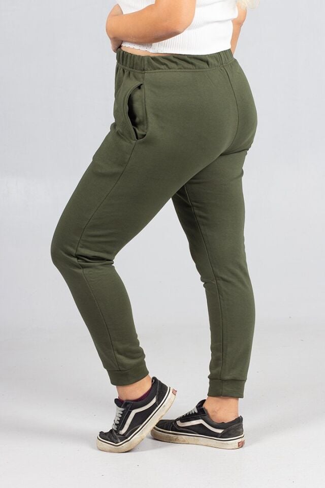 3 İplik Penye Eşofman Altı Büyük Beden | Şardonsuz Rahat Kesim