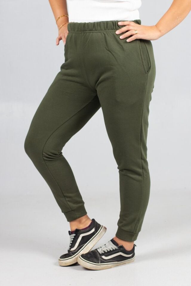 3 İplik Penye Eşofman Altı Büyük Beden | Şardonsuz Rahat Kesim