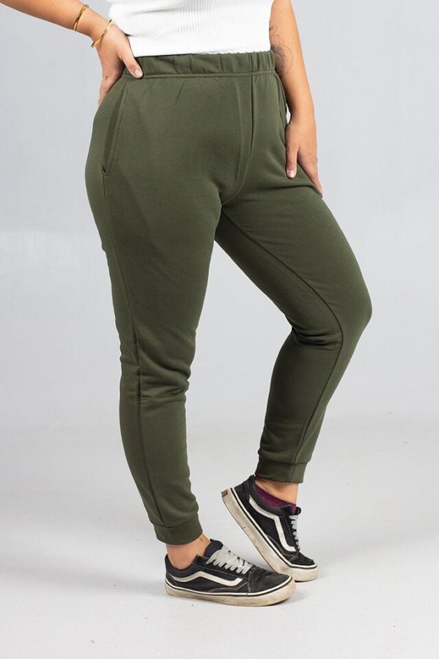 3 İplik Penye Eşofman Altı Büyük Beden | Şardonsuz Rahat Kesim