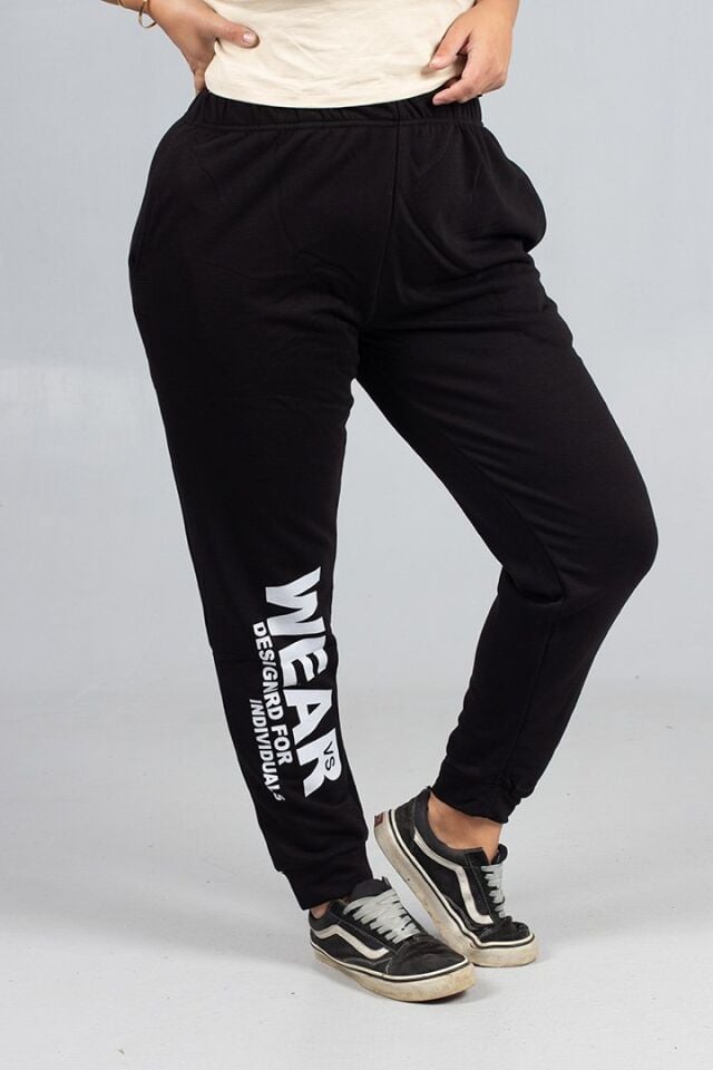 3 İplik Penye Eşofman Altı Büyük Beden | Şardonsuz Rahat Kesim