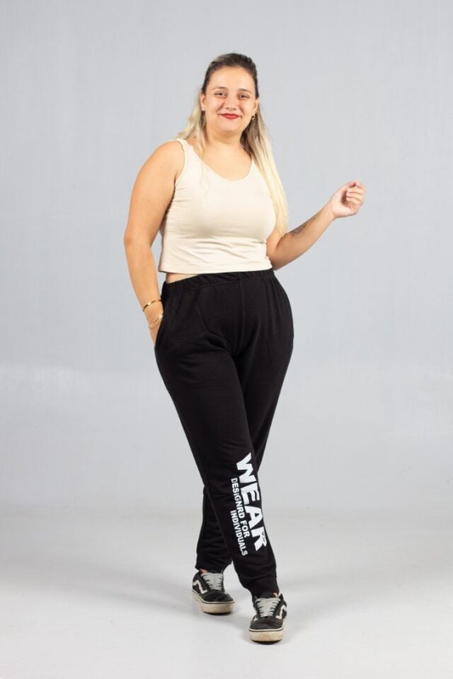 3 İplik Penye Eşofman Altı Büyük Beden | Şardonsuz Rahat Kesim