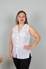 Büyük Beden Kapşonlu Pamuk Otantik Gömlek