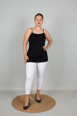 Büyük Beden Askılı Viskon Body