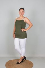 Büyük Beden Askılı Viskon Body yeşil - 50