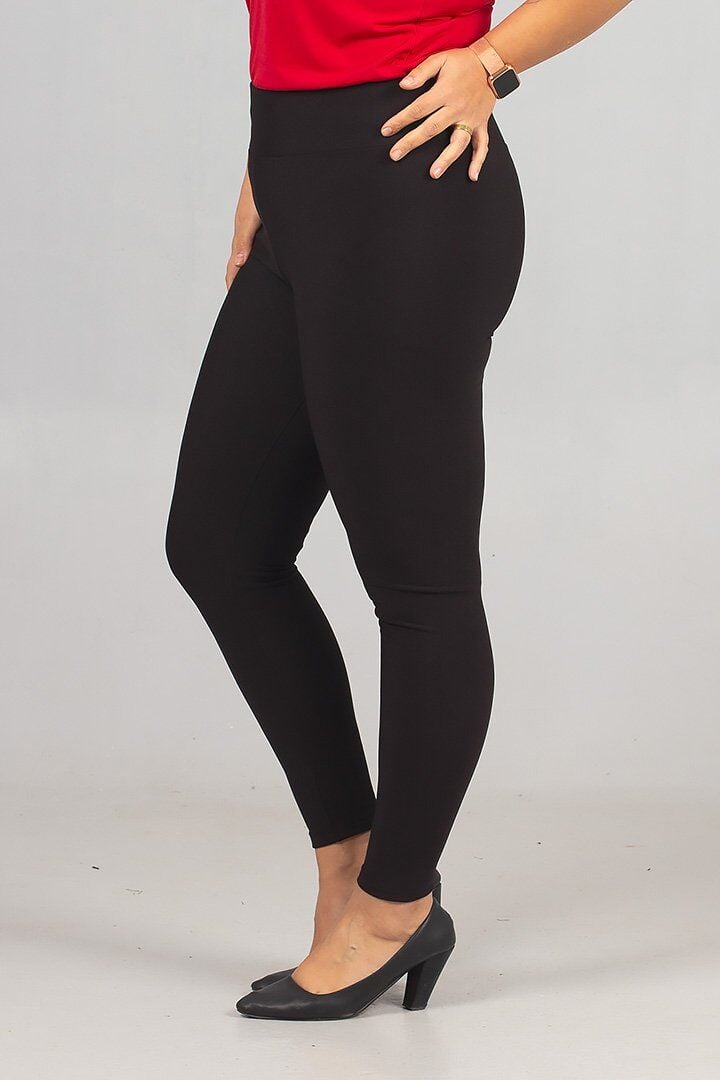 Sıcak Tutan İçi Şardonlu Büyük Beden Yüksek Bel Dalgıç Tayt Kusursuz Form!