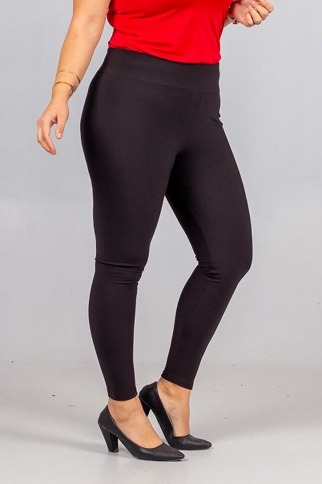 Sıcak Tutan İçi Şardonlu Büyük Beden Yüksek Bel Dalgıç Tayt Kusursuz Form!