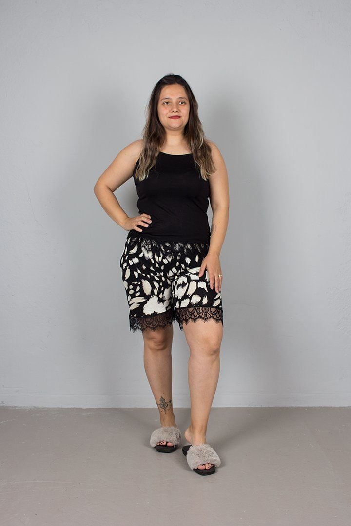 Büyük Beden Ayarlanabilir Askılı Pijama Takım