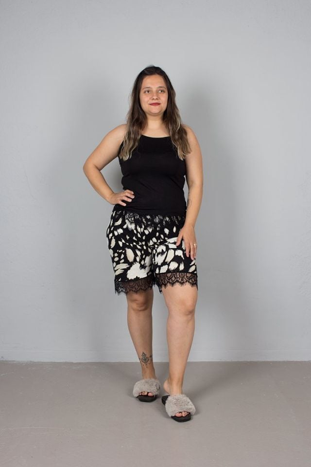 Büyük Beden Ayarlanabilir Askılı Pijama Takım