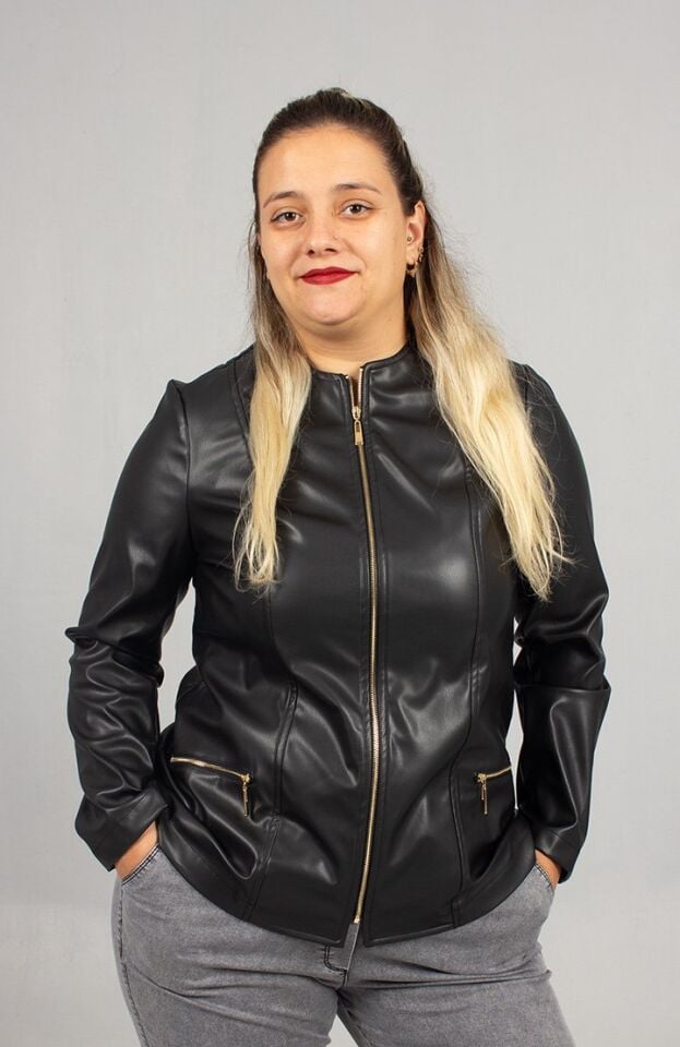 Yeni Sezon! Büyük Beden Suni Deri İçi Süet Siyah Mont Şıklık ve Sıcaklık Bir Arada